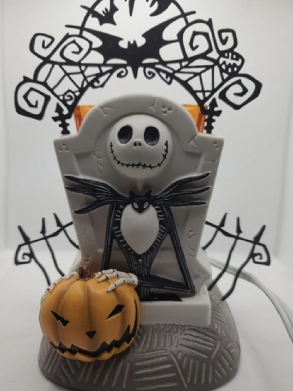 SCENTSY Jack Skellington Nightmare Before Christmas Full Size Wax Warmer Rare